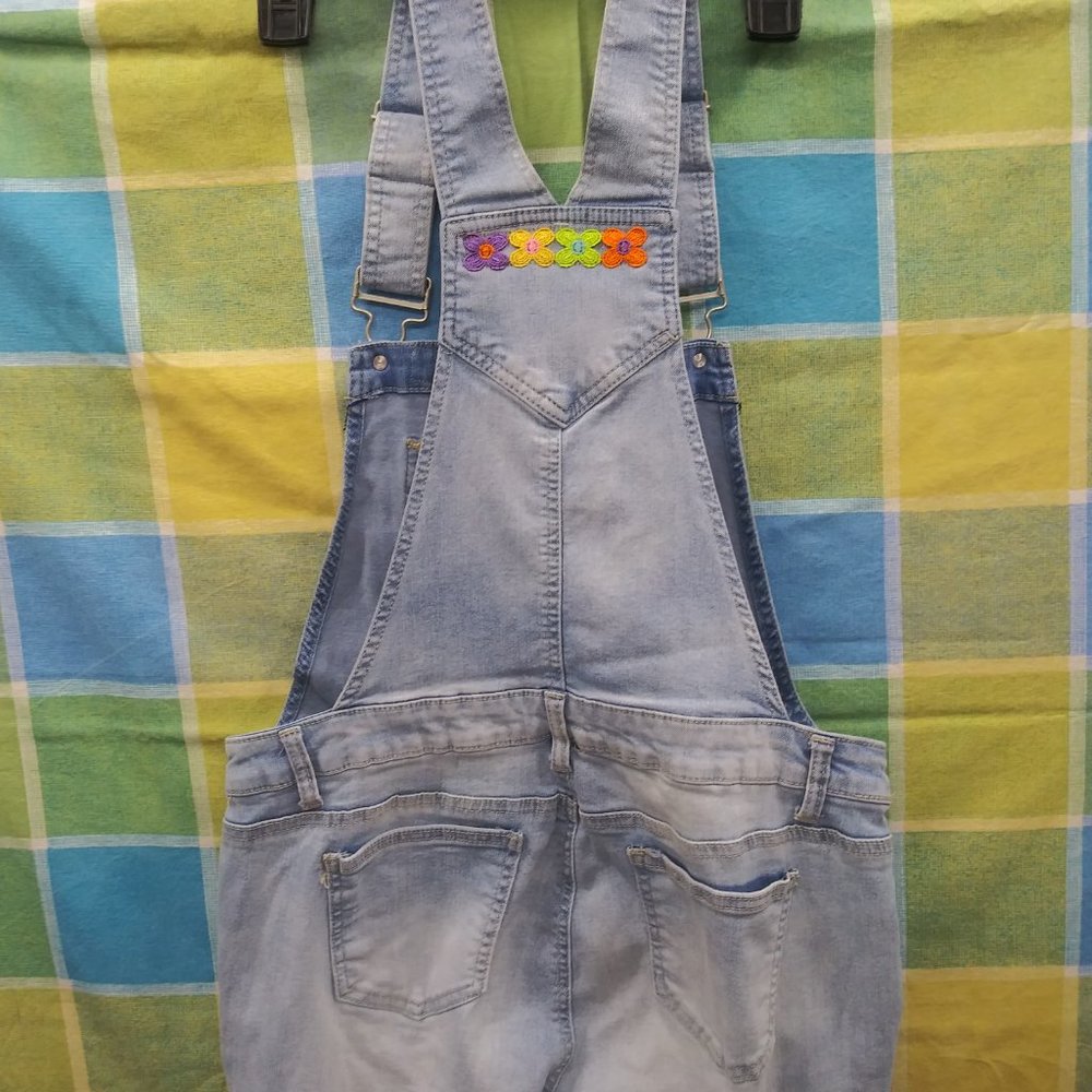2215 Jeaniemade Size 13j Overalls Bell-Bottoms - Picture 4 of 4